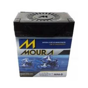 Bateria para motos da marca Moura modelo MA6-D