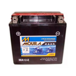 Bateria para moto Moura 12Ah 12V - modelo MA12-E