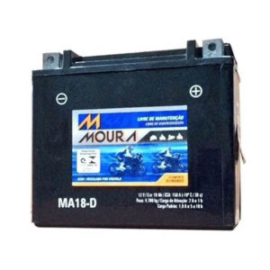 Bateria para moto Moura 18Ah 12V - modelo MA18-D