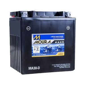 Bateria para moto Moura 30Ah 12V - modelo MA30-D