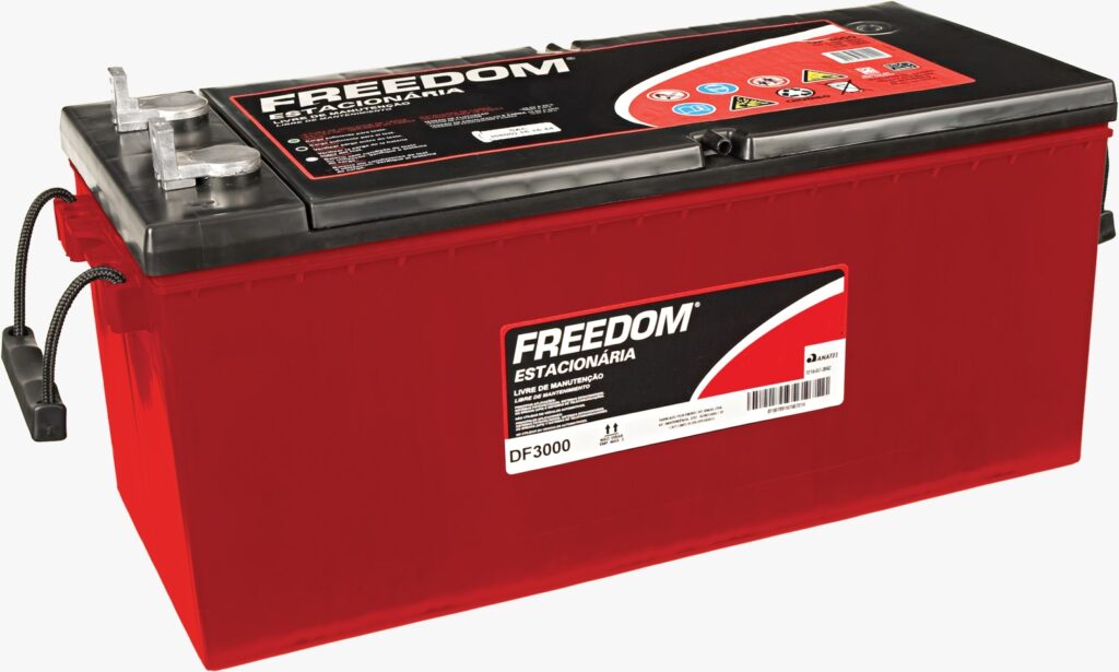 Bateria Estacionária Freedom DF3000 185Ah/Ah - Sua bateria instalada em ...