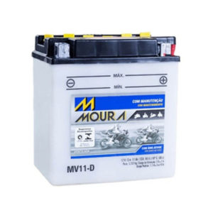 Bateria para moto Moura 11Ah 12V - modelo MV11 -D