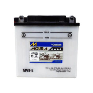 Bateria para moto Moura 8Ah 12V - moura MV8 -E